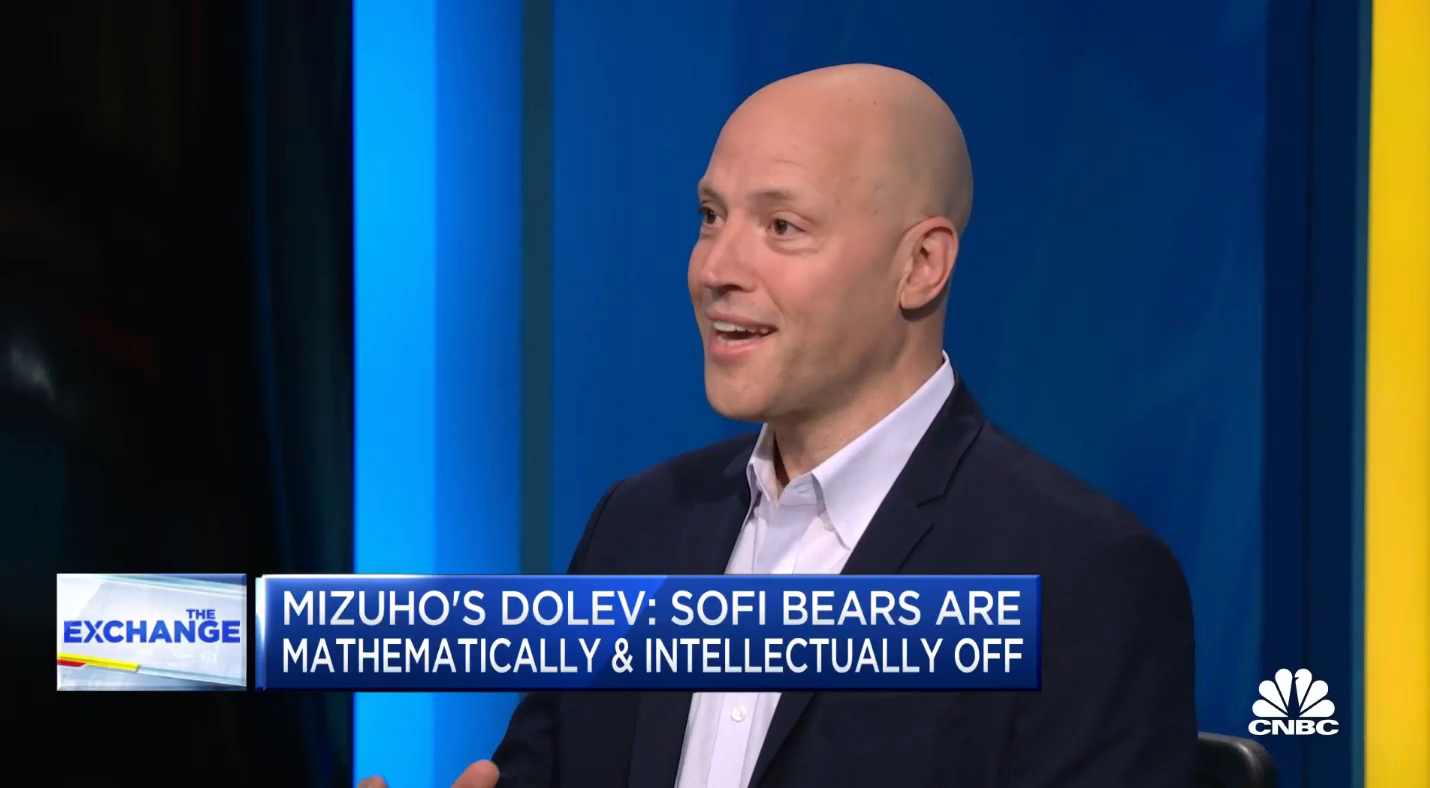 The bears are mathematically and intellectually wrong about SoFi’s loans, says Mizuho’s Dan Dolev