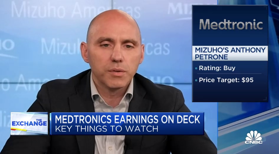 Medical technology is a good space for cover in recession times, says Mizuho’s Anthony Petrone