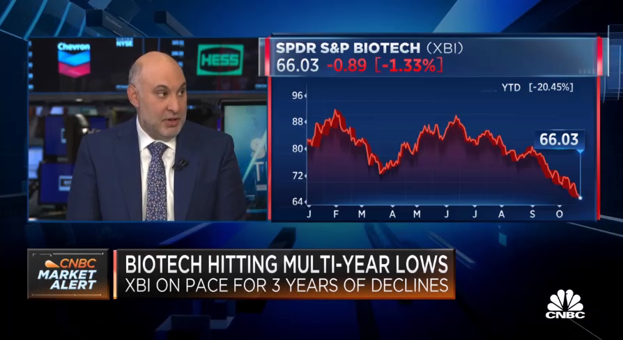 It doesn’t seem like there’s too much momentum for healthcare stocks, says Mizuho’s Jared Holz