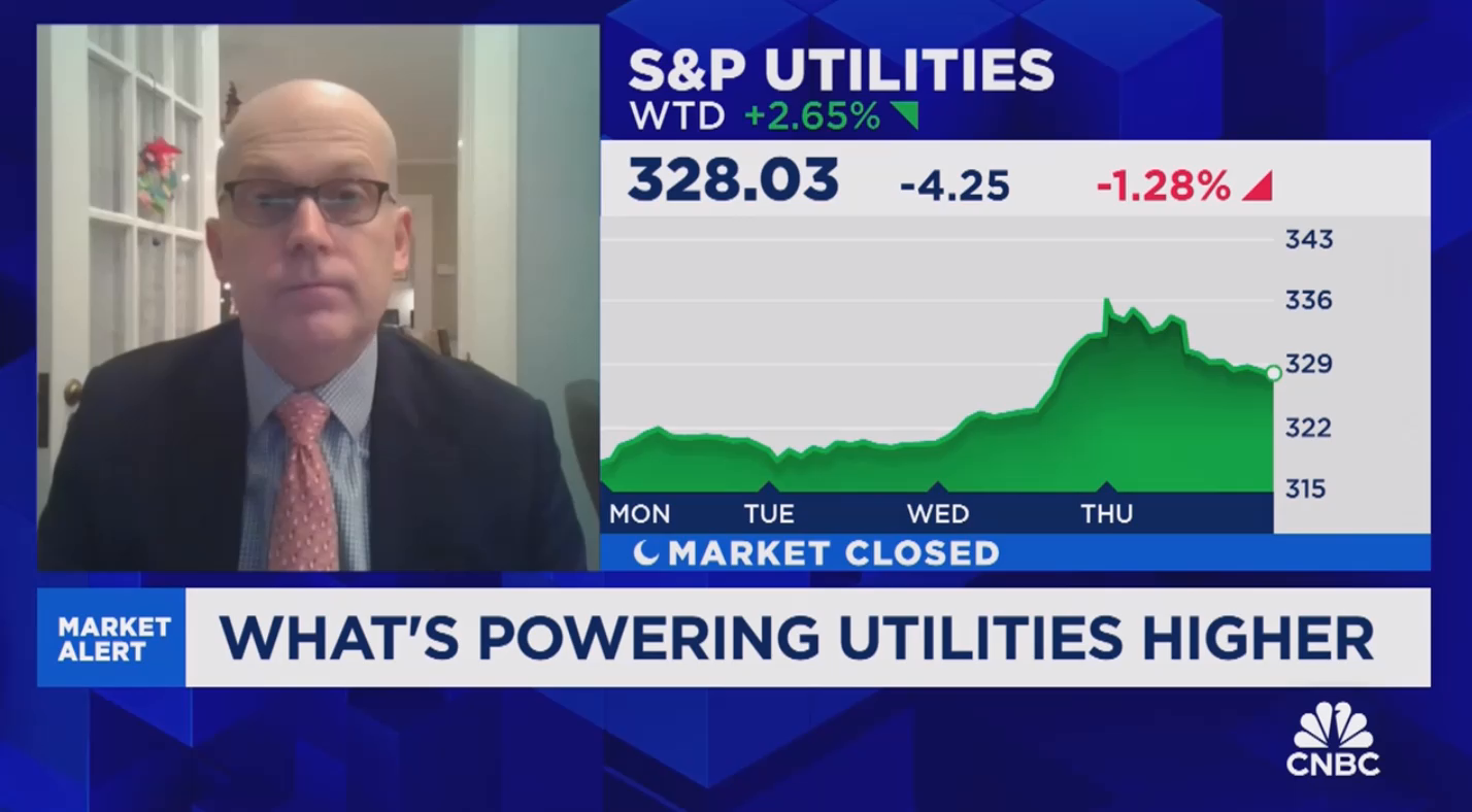 Market leadership reversal for utilities will continue into 2024, says Mizuho’s Anthony Crowdell
