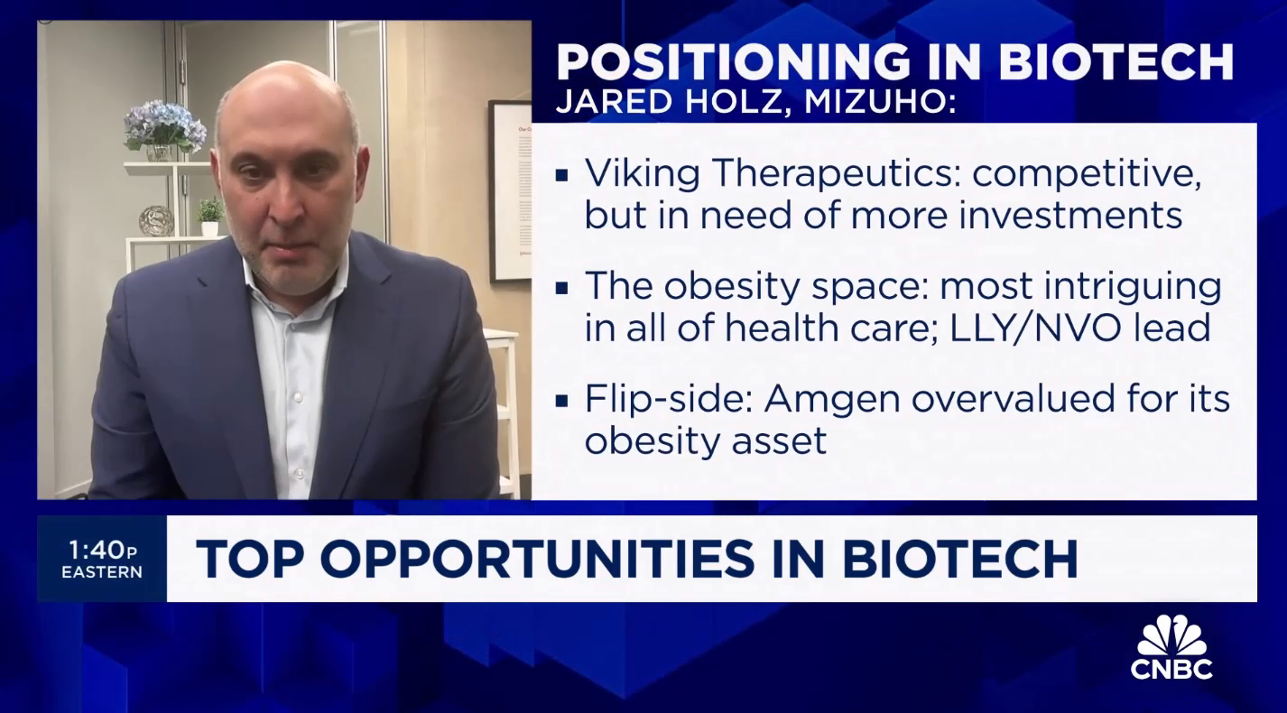 Mizuho’s Jared Holz on finding opportunities in the biotech space
