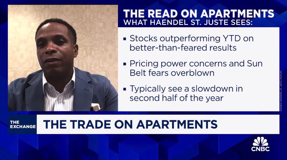 Higher-end shopping centers have room to run, says Mizuho’s Haendel St. Juste