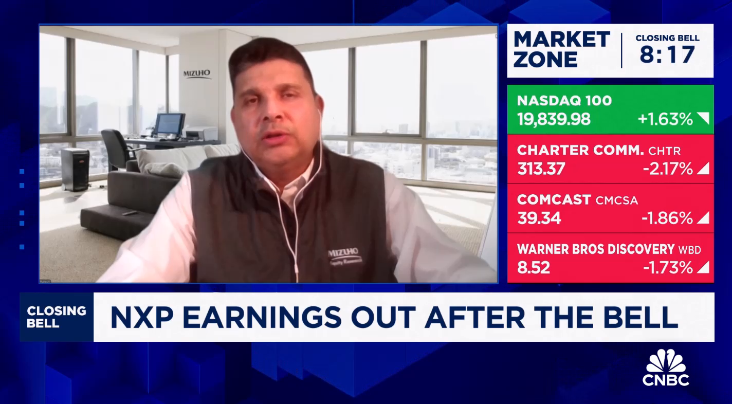 Semis should begin to catch up after earnings, says Mizuho’s Vijay Rakesh