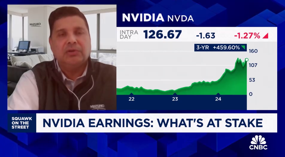 Mizuho expects Nvidia earnings to beat expectations, says Vijay Rakesh