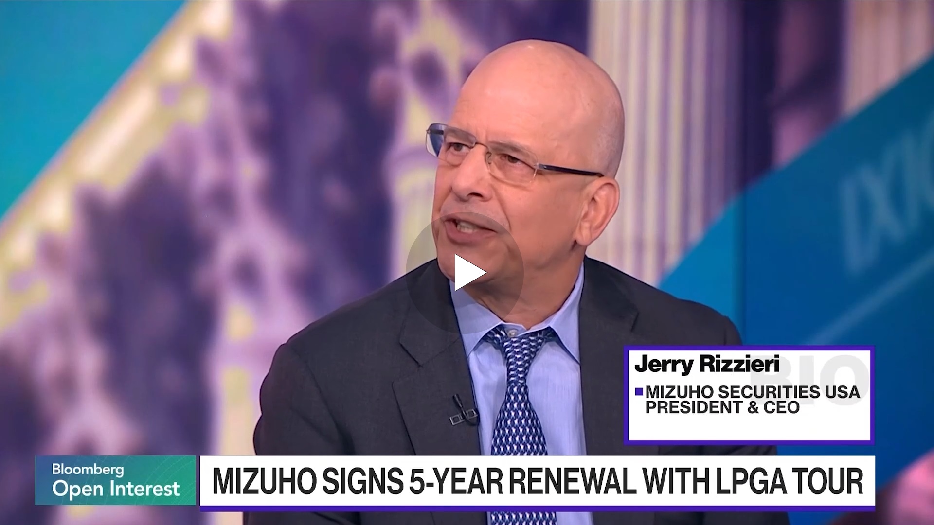 Jerry Rizzieri Discusses LPGA Extension Agreement and Mizuho's Growth in the Americas