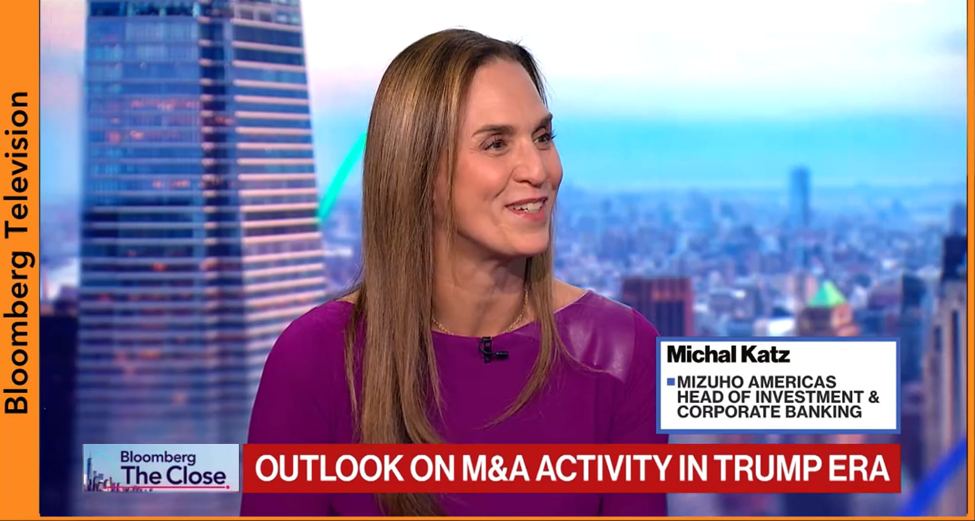 Michal Katz Shares H2 Dealmaking Predictions on Bloomberg's The Close