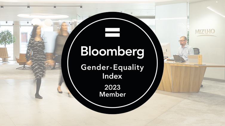 Mizuho Financial Group recognised in the 2023 Bloomberg Gender-Equality Index