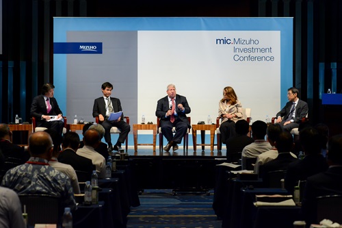 speakers addressing the conference