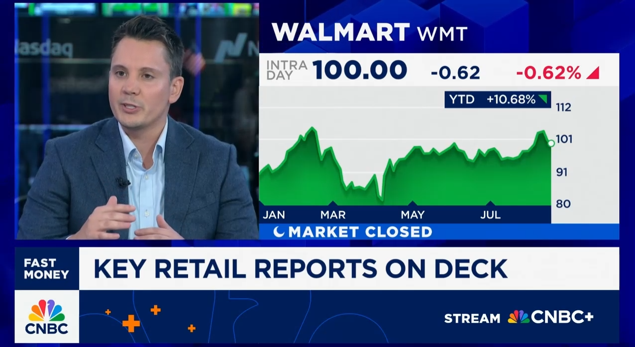 Looking at tariff cost push forward to consumers in Walmart earnings, says Mizuho’s David Bellinger