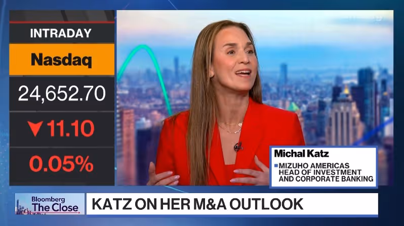 Head of Investment and Corporate Banking Michal Katz on Bloomberg The Close (Starts at 1:15)