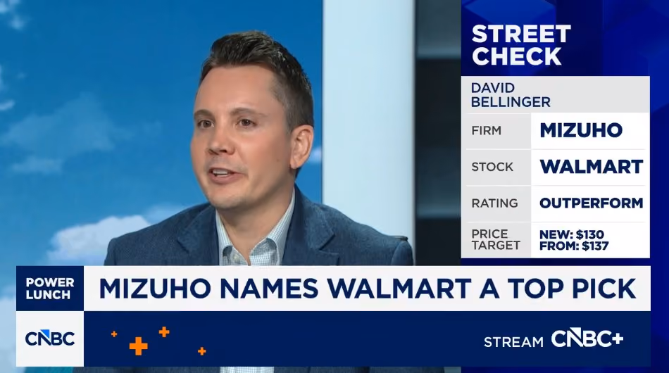Mizuho’s Bellinger on Walmart: Gig network of delivery drivers is underappreciated