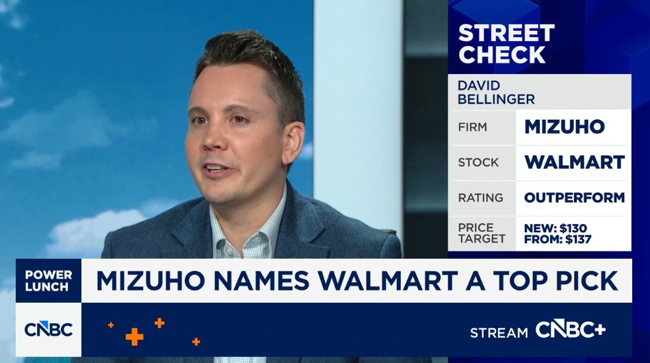 Mizuho’s Bellinger on Walmart: Gig network of delivery drivers is underappreciated