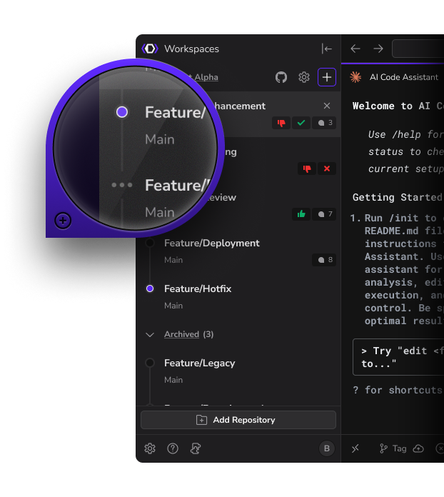 Forget "address already in use" errors and server restarts. Zero port collisions with DevSwarm