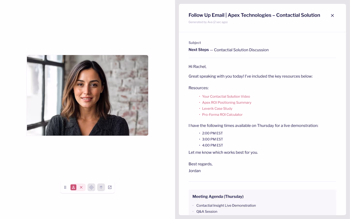 Follow-Up Email Generation