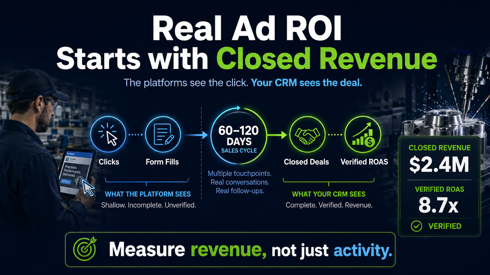 Real ad ROI starts with closed revenue ad reporting