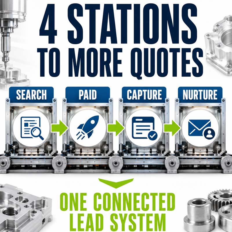 the 4 stations of lead generation to drive more quotes