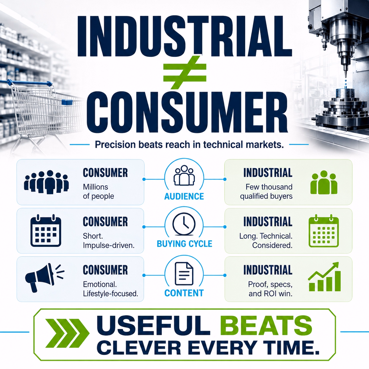 Industrial marketing vs. consumer marketing