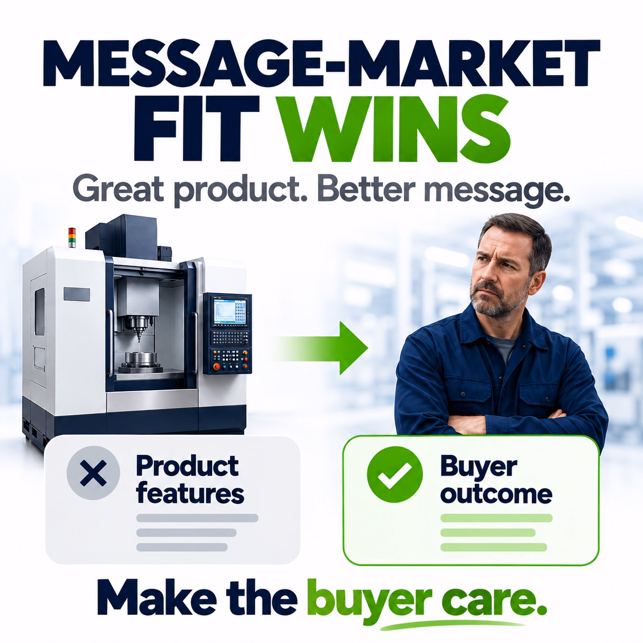 product market fit for manufacturing companies