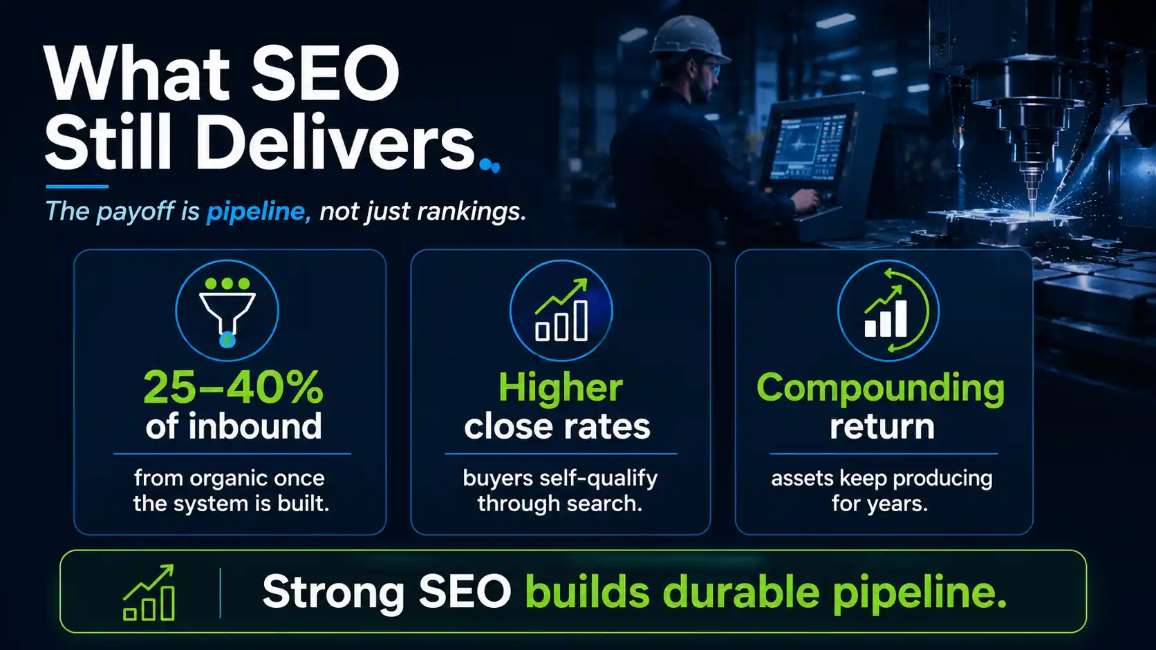 SEO for Manufacturers: The 2026 Operator Playbook