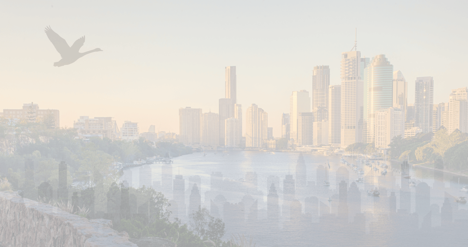 Brisbane city skyline along the Brisbane River representing Galloway & Pierce engagement delivery in Queensland