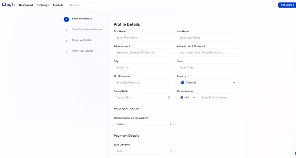 Profile Details Page