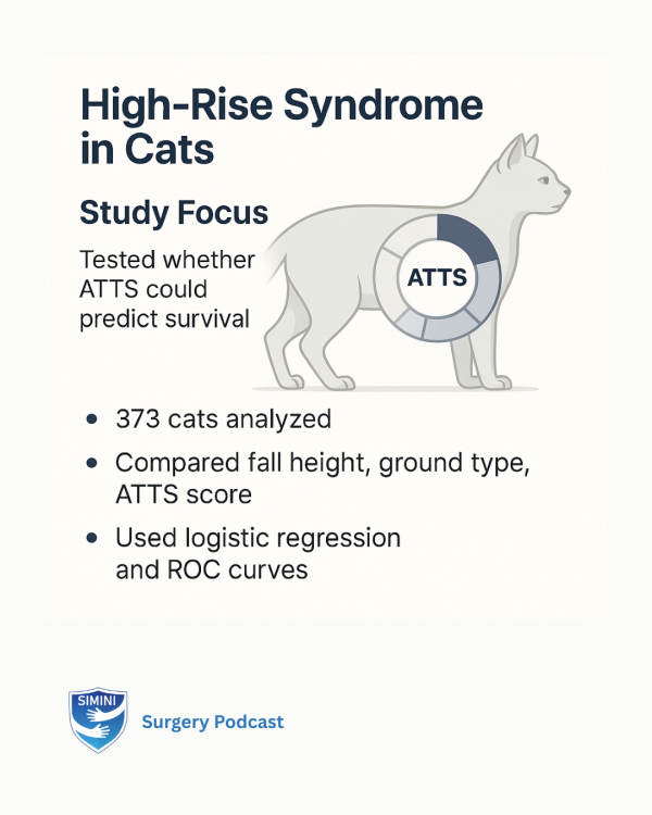 Survival Rate of High-Rise Syndrome Cases Using Animal Trauma Triage Score in Cats
