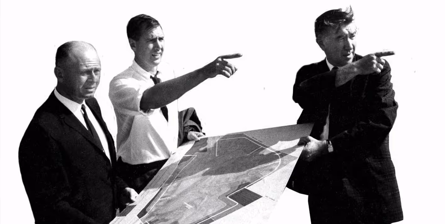 Archival photo of Moffatt & Nichol engineers