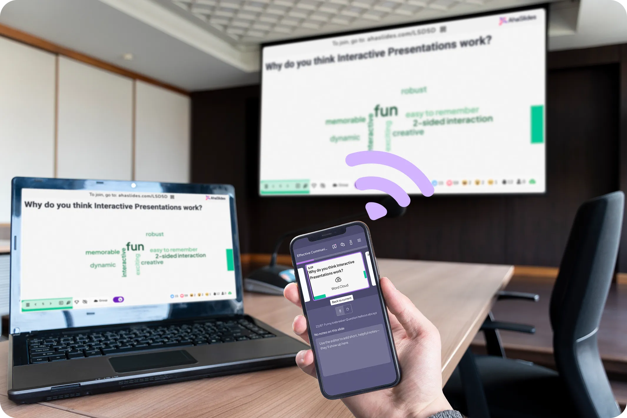 U creatore di quiz in linea di AhaSlides
