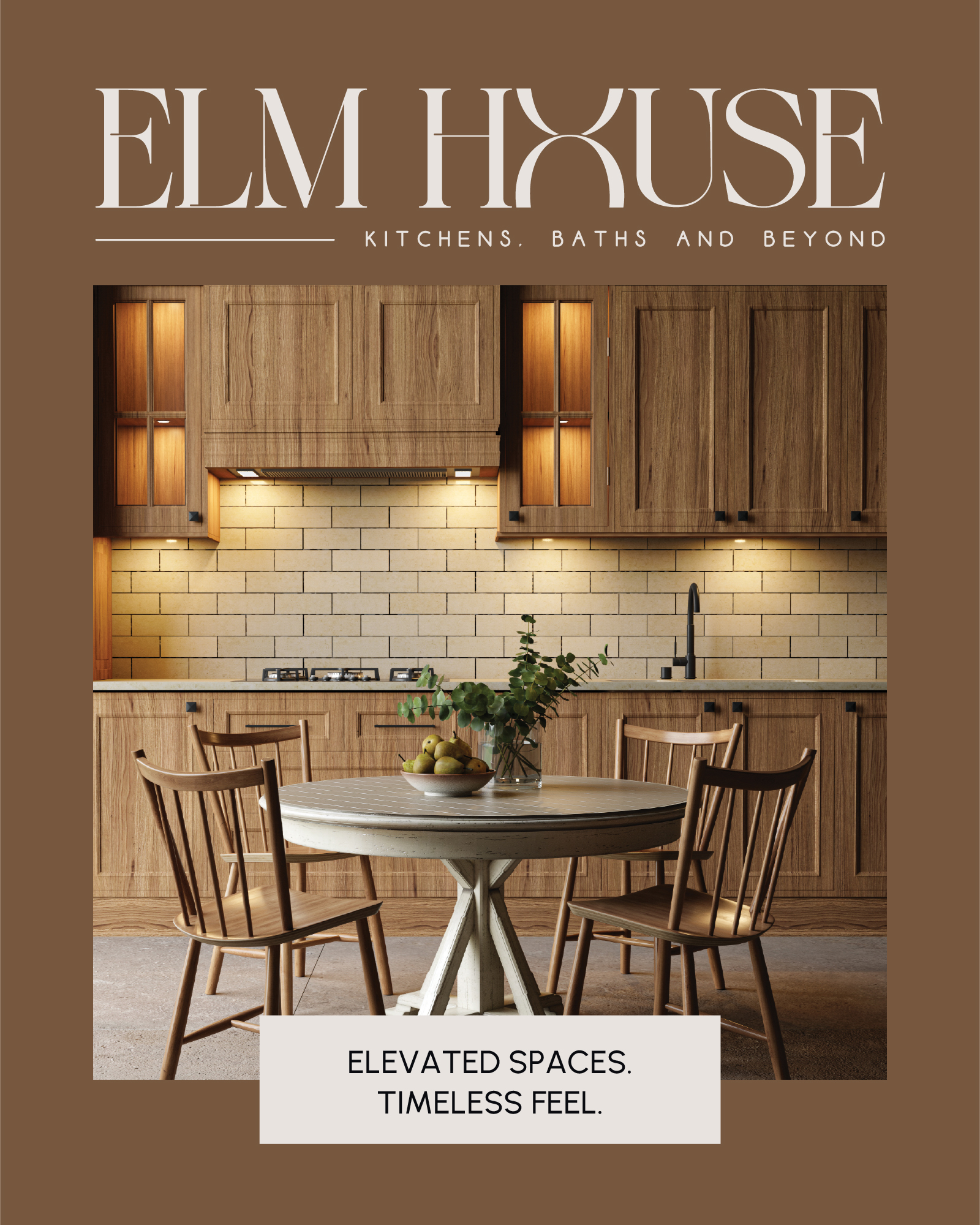 Elm House Catalog Cover designed by A Brand Above