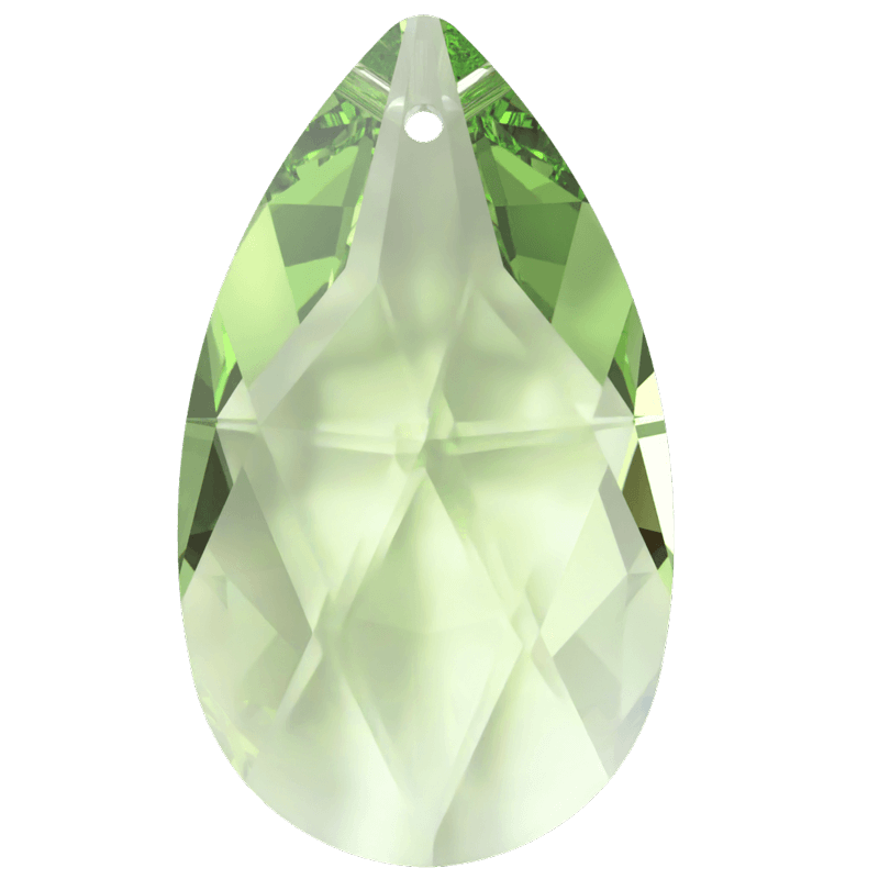 Pear Shape Light Peridot