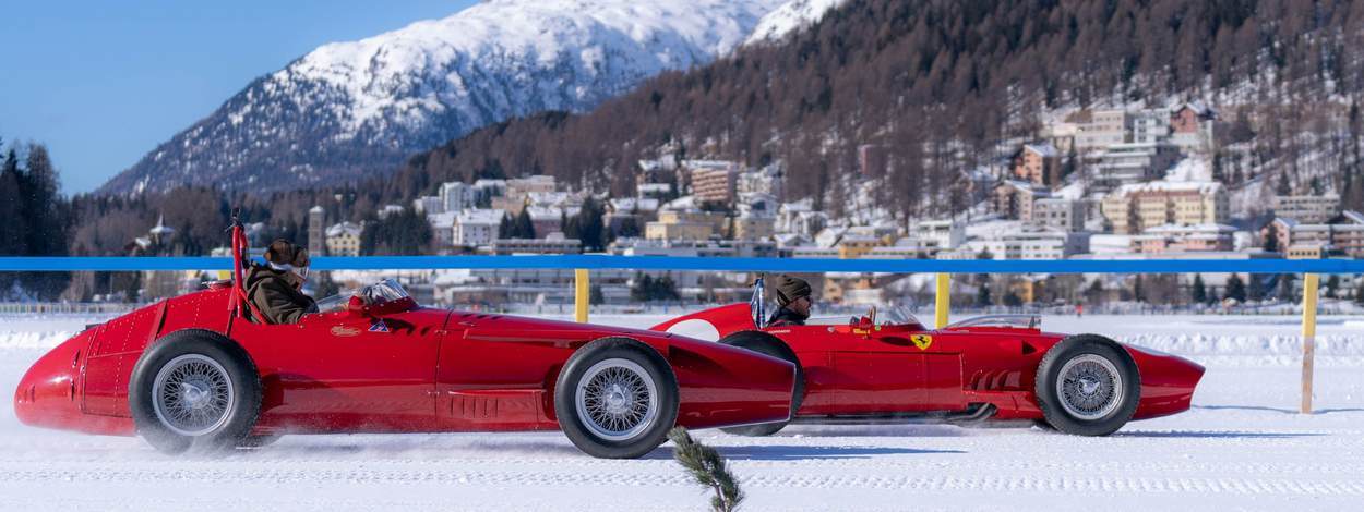 Ice-Racing Cars at THE ICE in St. Moritz