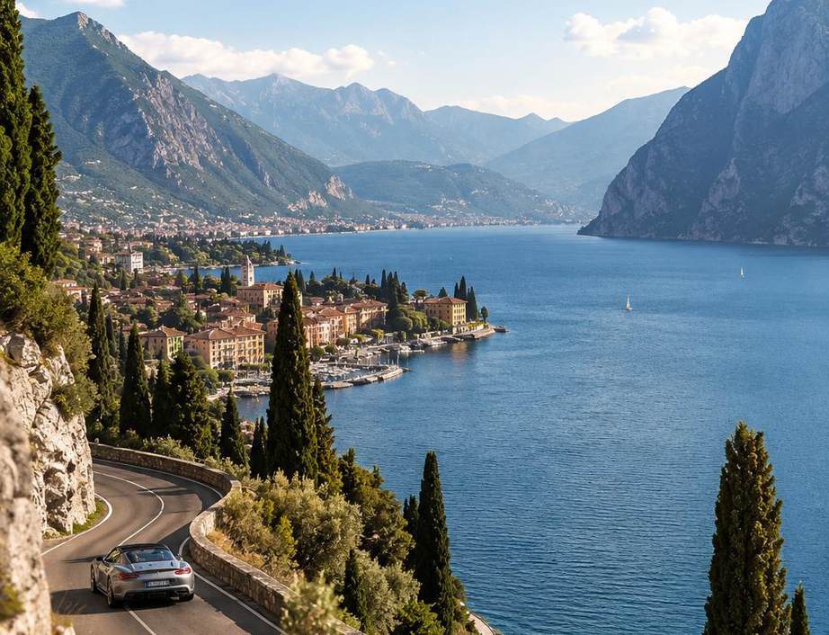Panorama of Lake Garda