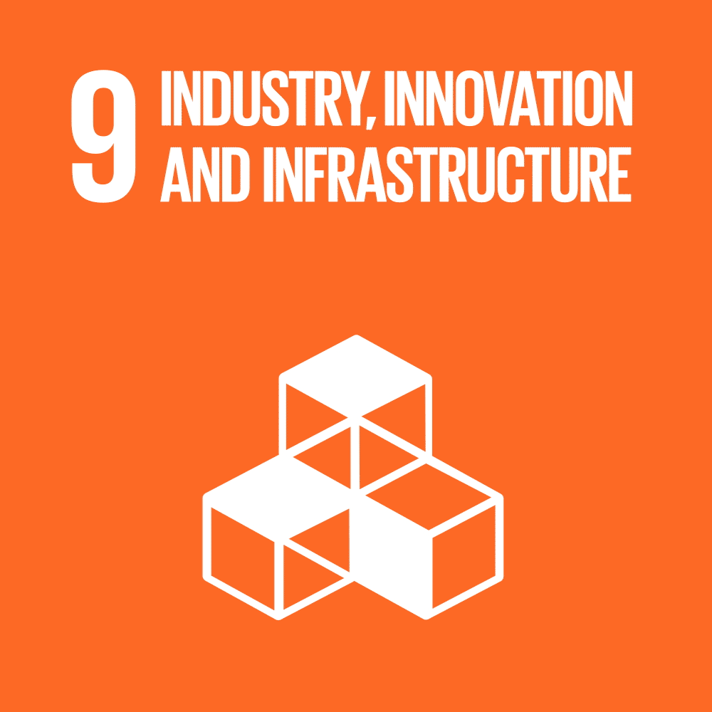 Industry, innovation and infrastructure UN sustainability goal No 9, gif in multi languages