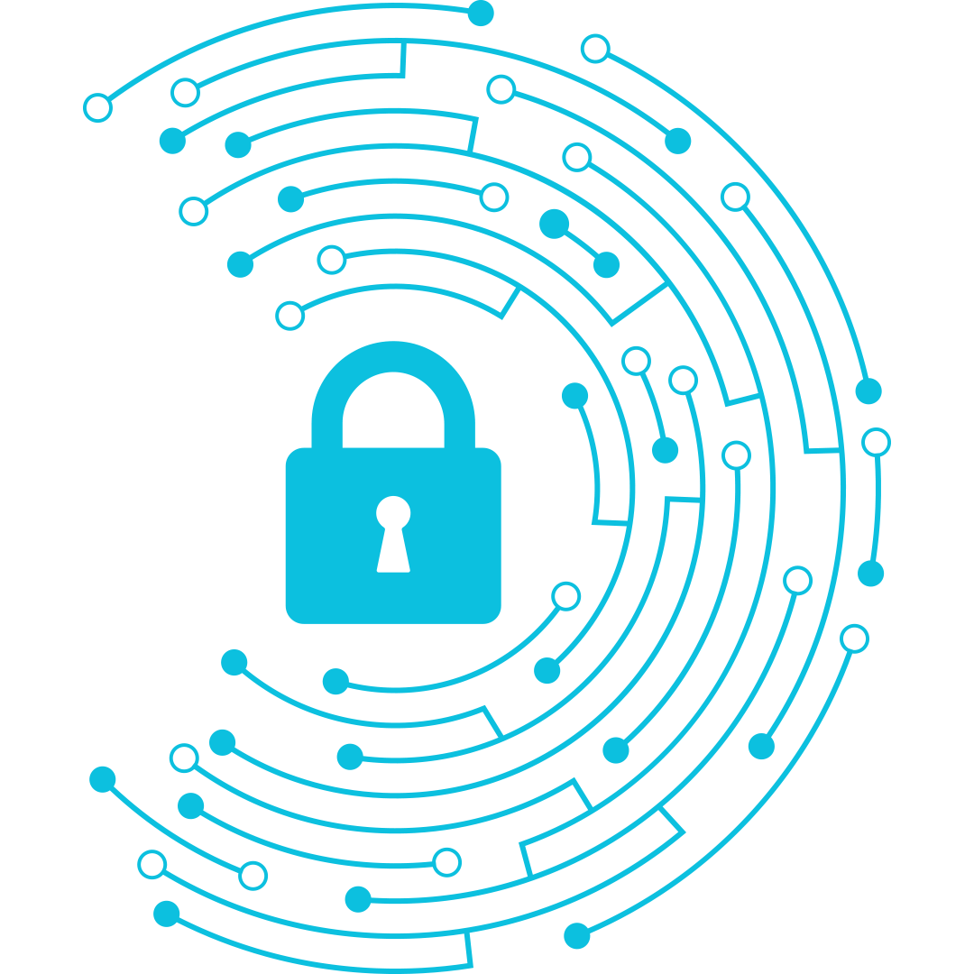 Padlock and digital encryption key  