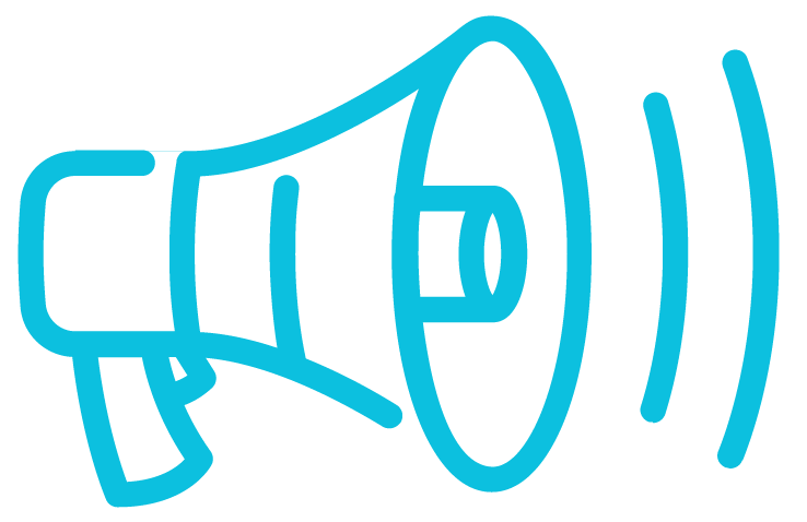 Megaphone icon for news