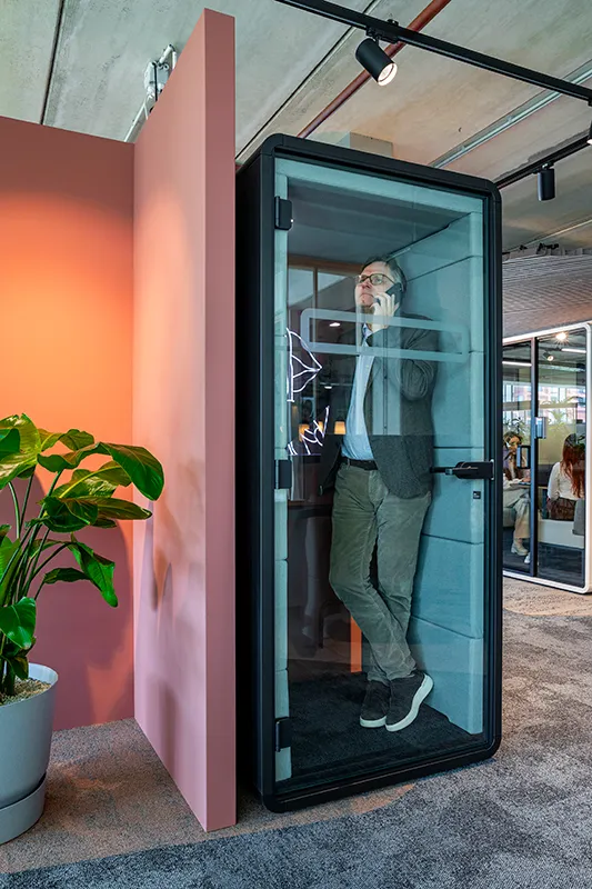 Hushoffice Hushphone telefooncel voor op kantoor