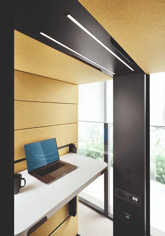 Hushoffice Hushwork akoestische werkplek voor op kantoor