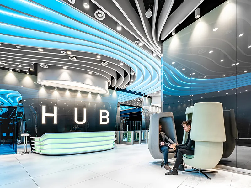 Hushoffice A11 akoestische loungestoel voor kantoor