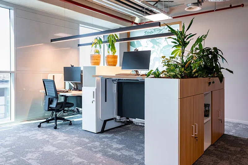 Hushoffice hushLock alles-in-één vrijstaande kantoorkast voor kantoor