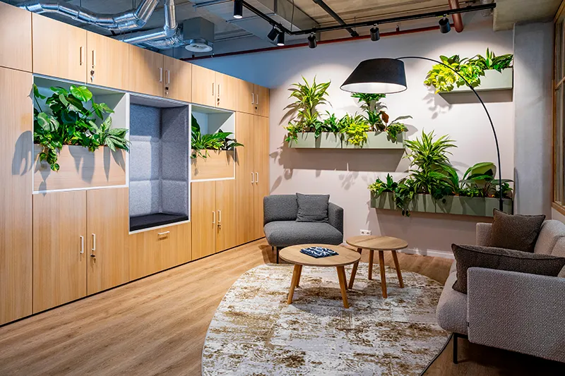Hushoffice hushLock alles-in-één vrijstaande kantoorkast voor kantoor