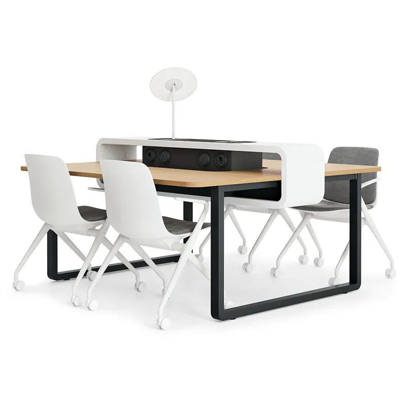 Hushoffice Hushspot hybride flexibele werkplek tafel voor kantoor