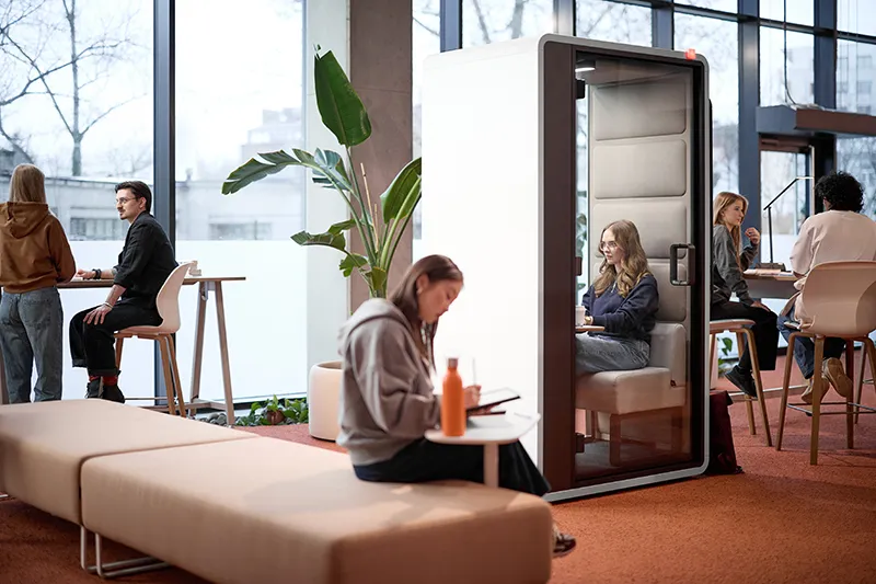 akoestische cabine bibliotheken