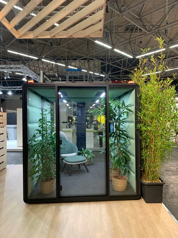 Workspace Design Show Amsterdam 2023 Innovatie kantoorinrichting met akoestische units