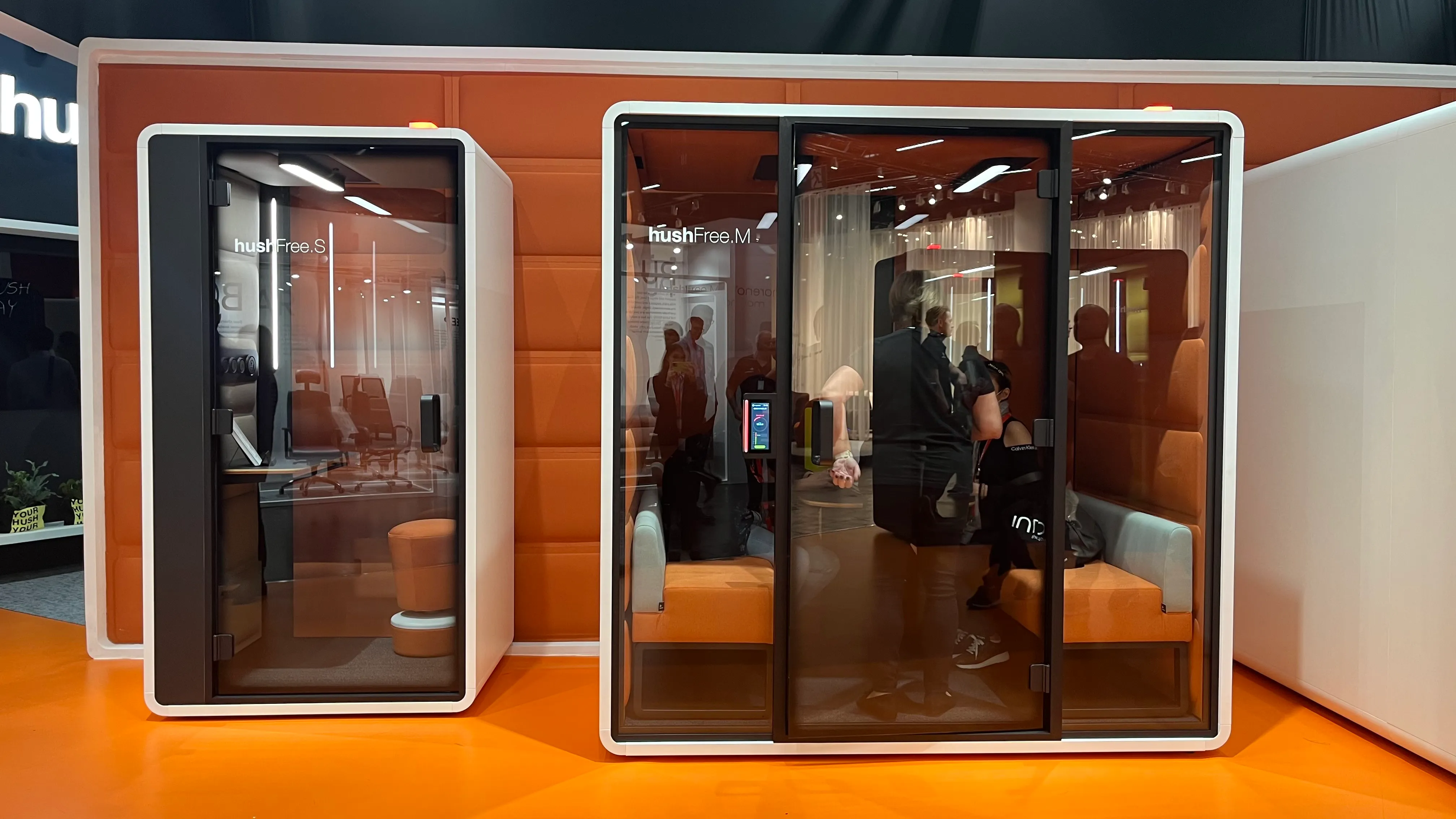 Orgatec 2022 Hushfree akoestische cabines event