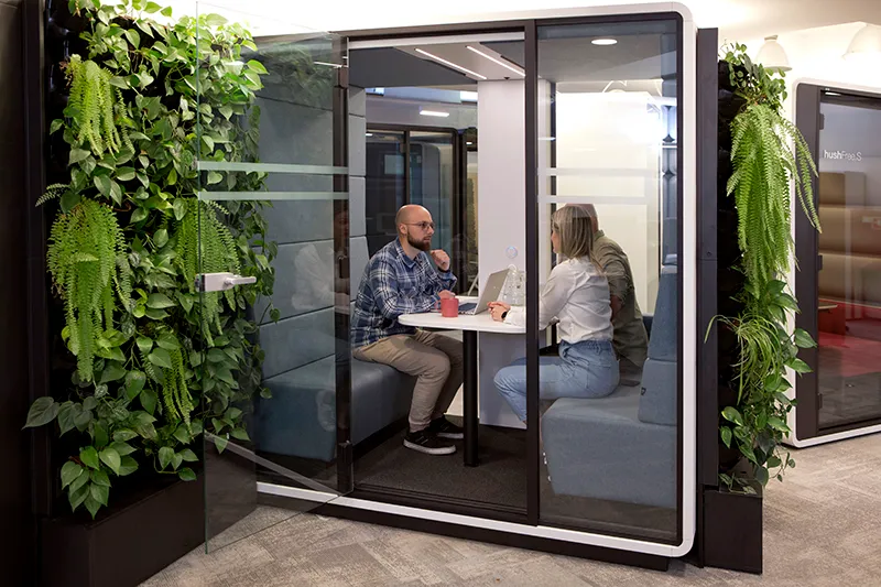 Akoestiek op kantoor - Hushoffice