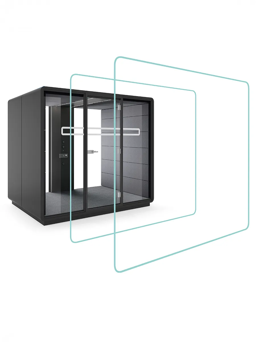 Slimme koppelmodule hushoffice cabine hushmeet L