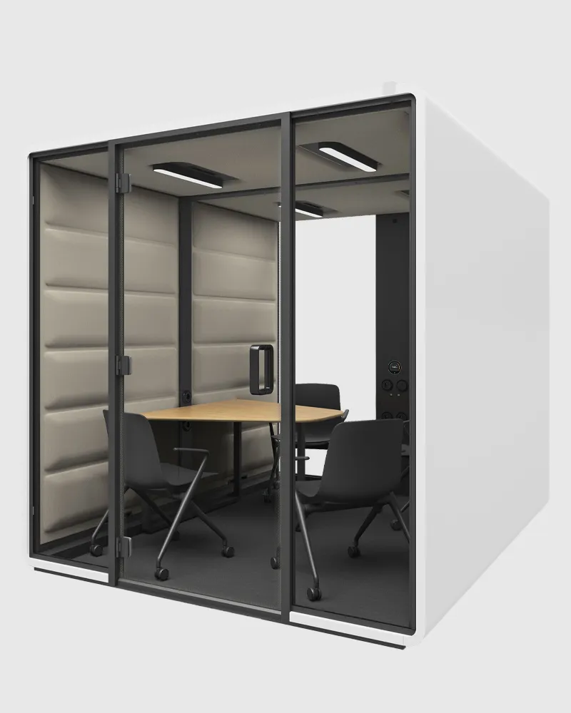 Hushoffice Hushfree L Access rolstoeltoegankelijke akoestische vergaderunit