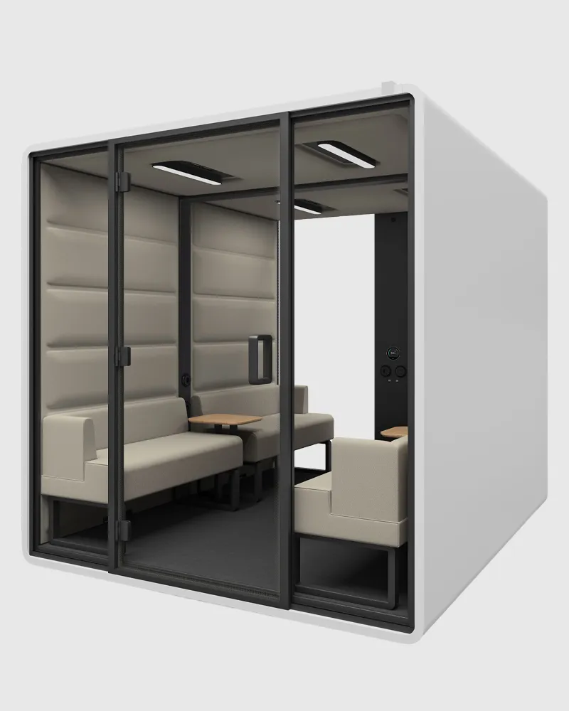 Hushoffice Hushfree L premium akoestische cabine voor kantoor