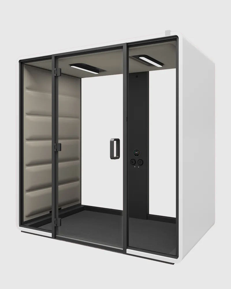 Hushoffice Hushfree Access M premium rolstoelvriendelijke akoestische cabine voor kantoor