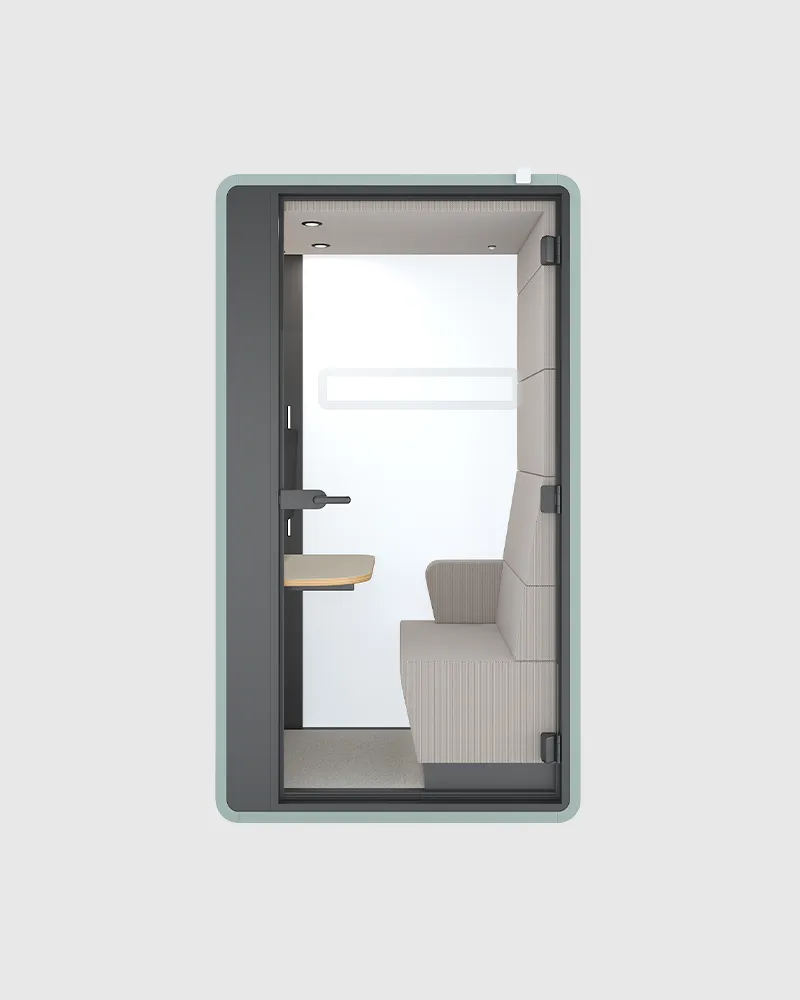 Hushoffice Hushhybrid akoestische werkplek voor op kantoor